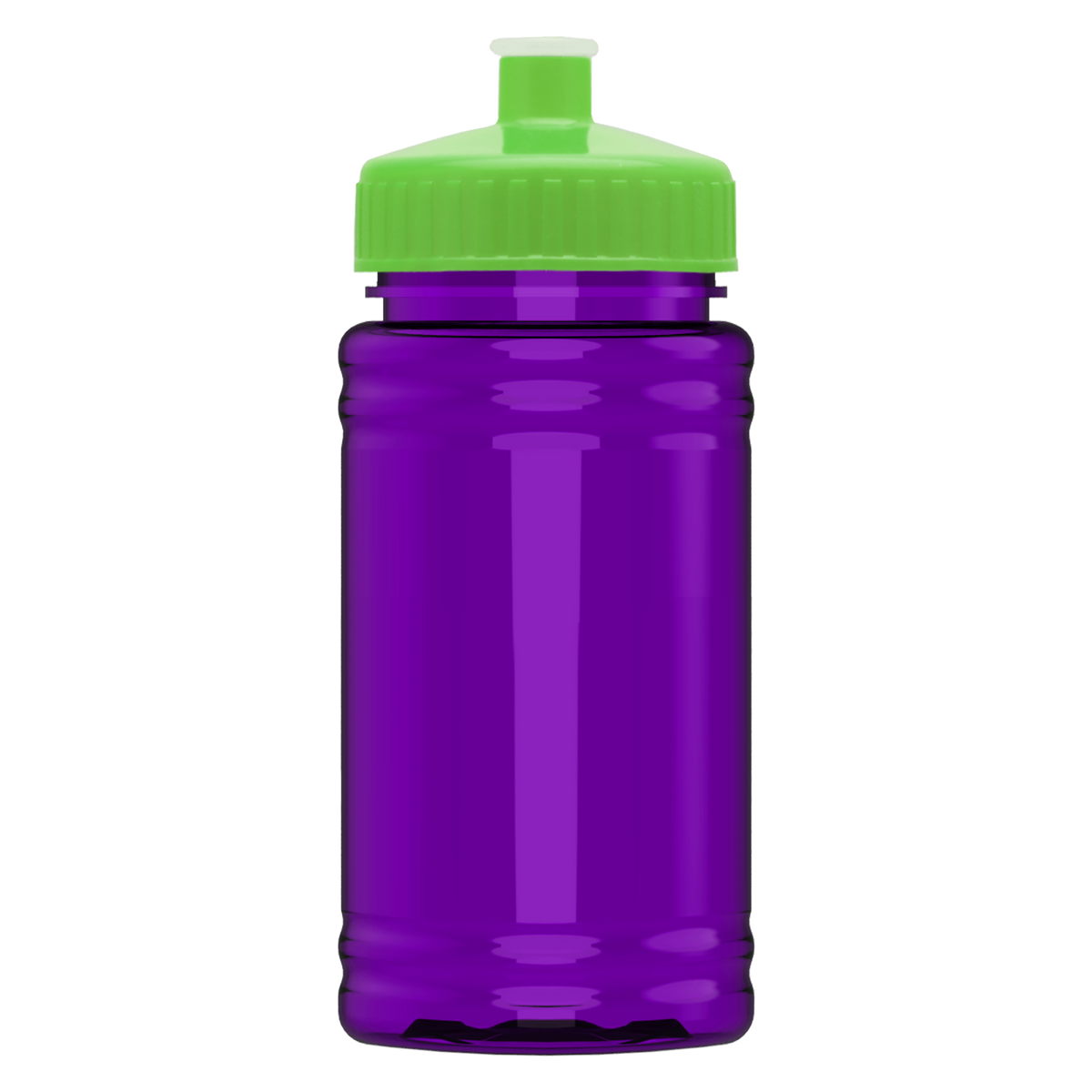 Custom logo Mini RPET Bottle with Push-Pull Lid - 16 oz.
