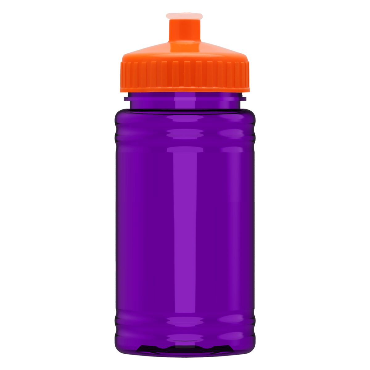 Custom logo Mini RPET Bottle with Push-Pull Lid - 16 oz.
