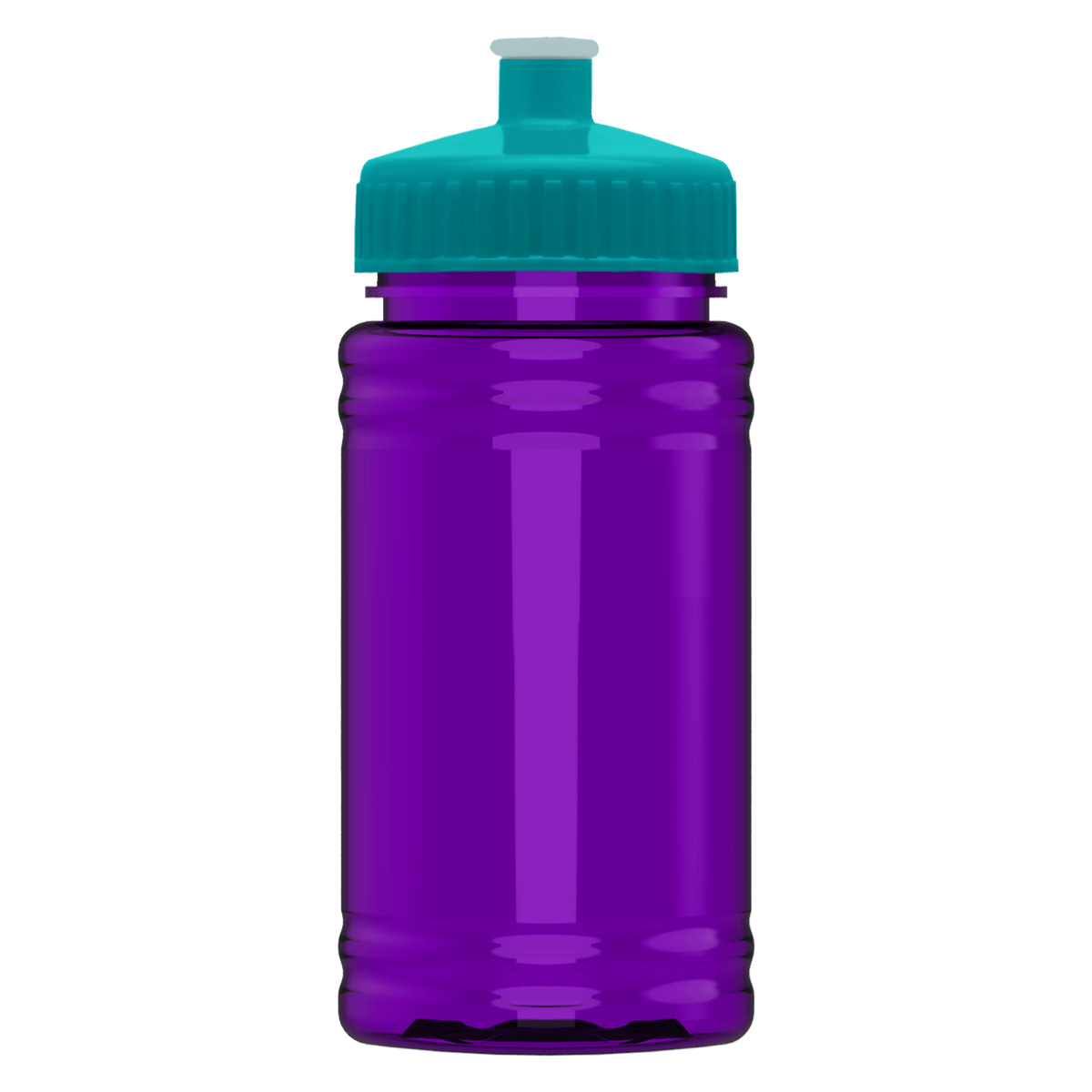 Custom logo Mini RPET Bottle with Push-Pull Lid - 16 oz.