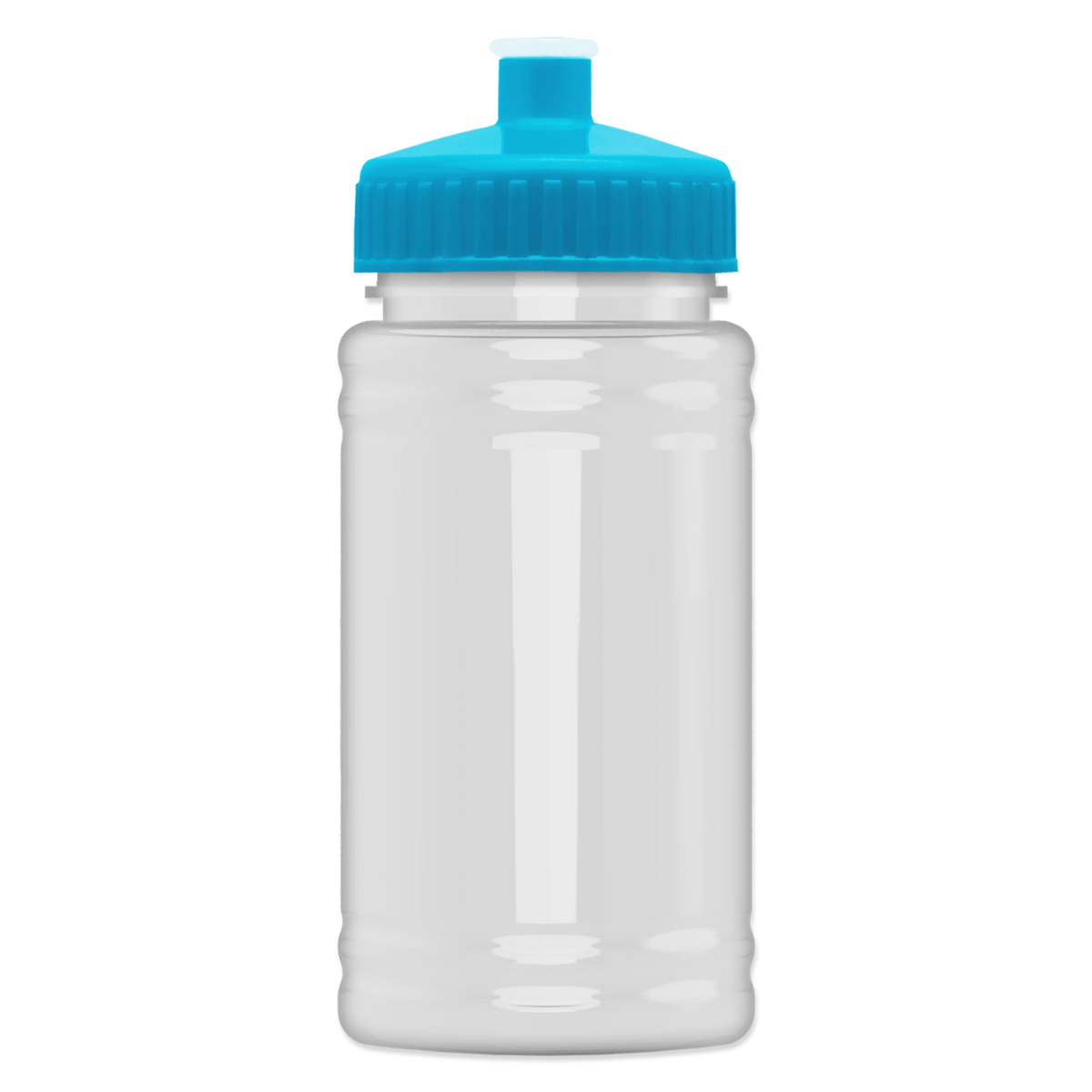 Custom logo Mini RPET Bottle with Push-Pull Lid - 16 oz.