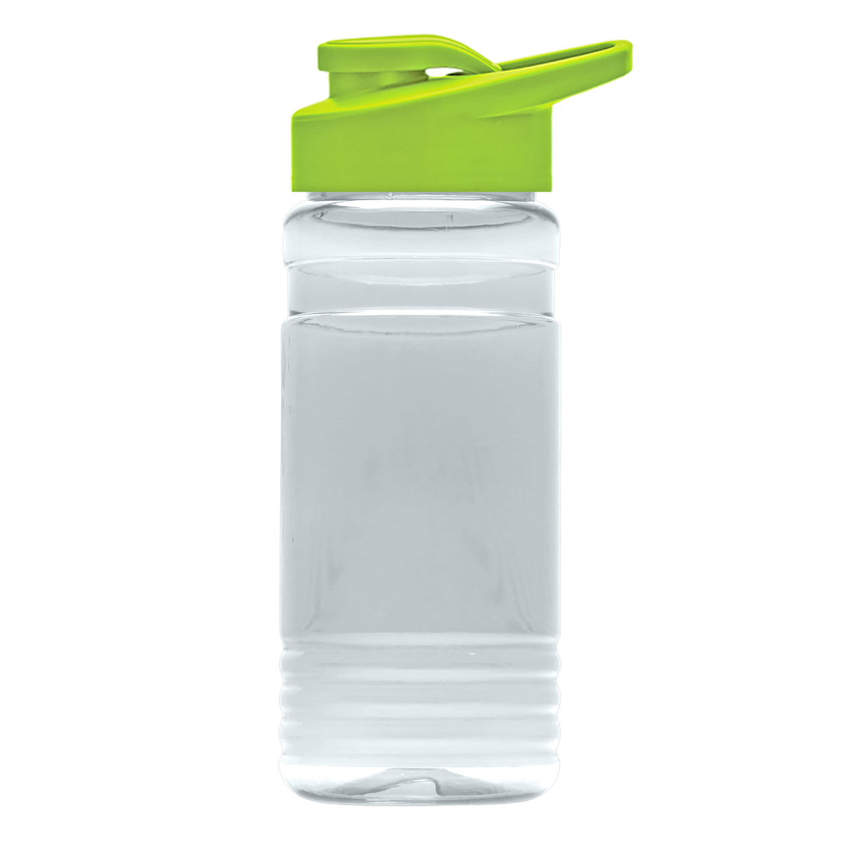 Custom logo RPET Bottle with Drink-Thru Lid - 20 oz.