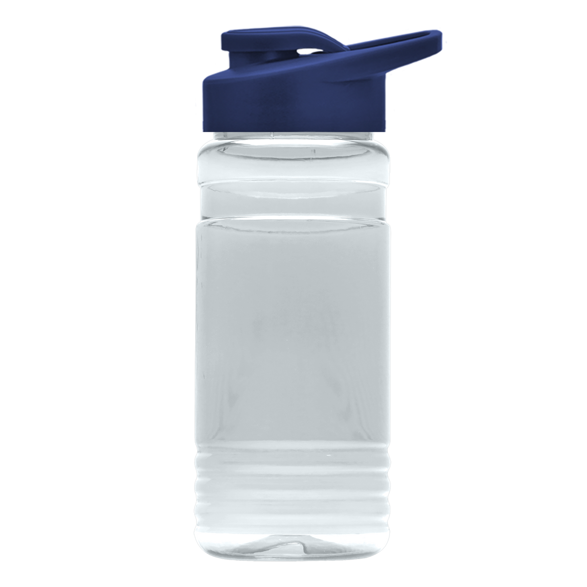 Custom logo RPET Bottle with Drink-Thru Lid - 20 oz.