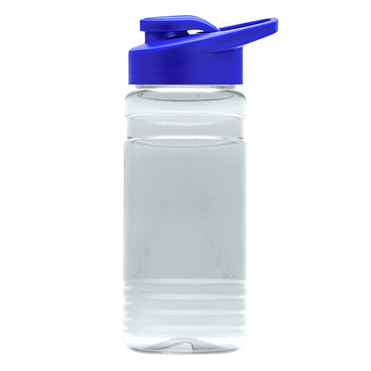 Custom logo RPET Bottle with Drink-Thru Lid - 20 oz.