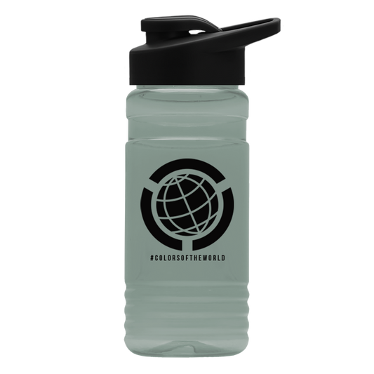 RPET Bottle with Drink-Thru Lid - 20 oz.
