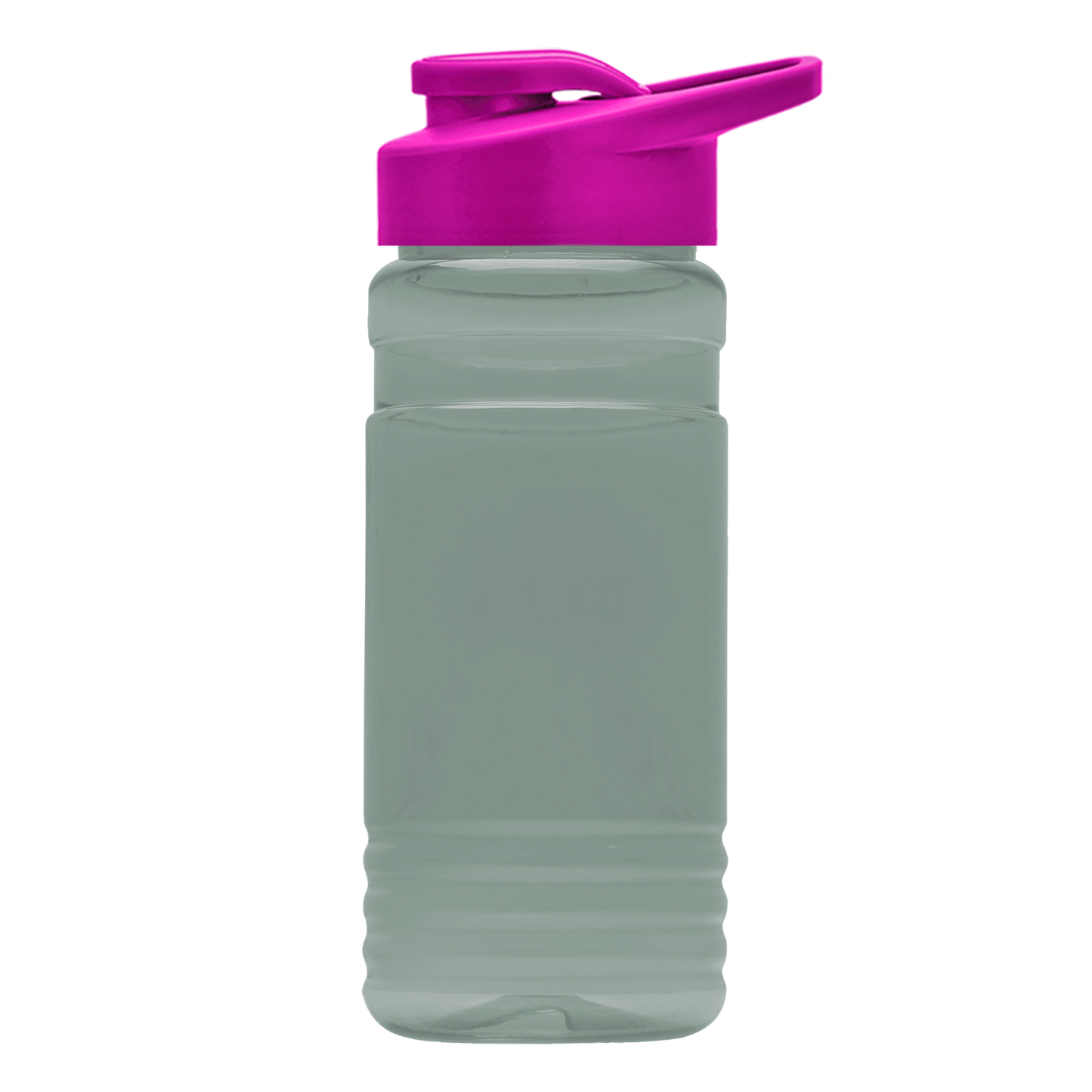 RPET Bottle with Drink-Thru Lid - 20 oz.