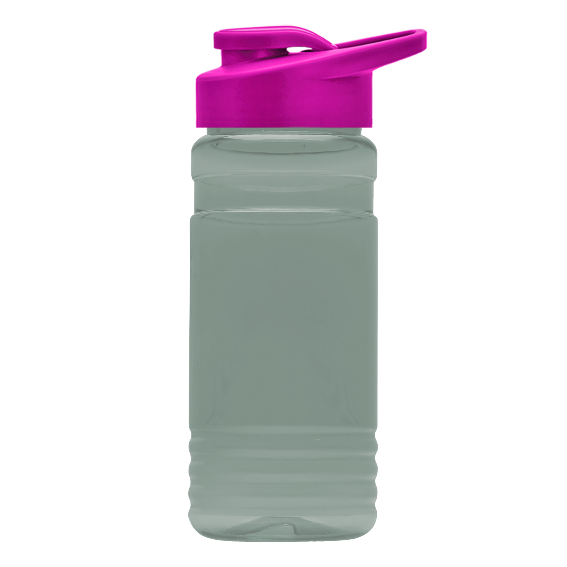 RPET Bottle with Drink-Thru Lid - 20 oz.