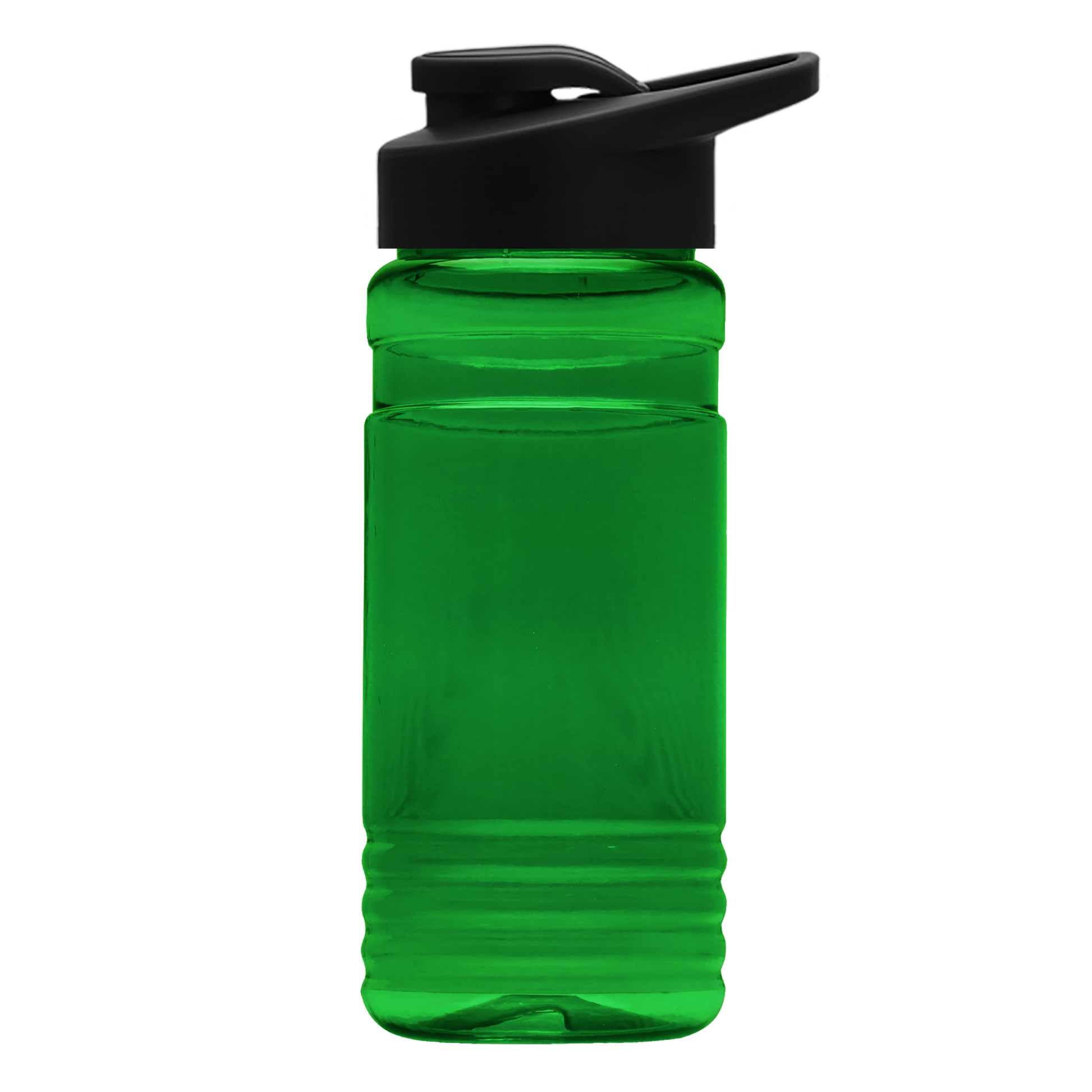 RPET Bottle with Drink-Thru Lid - 20 oz.