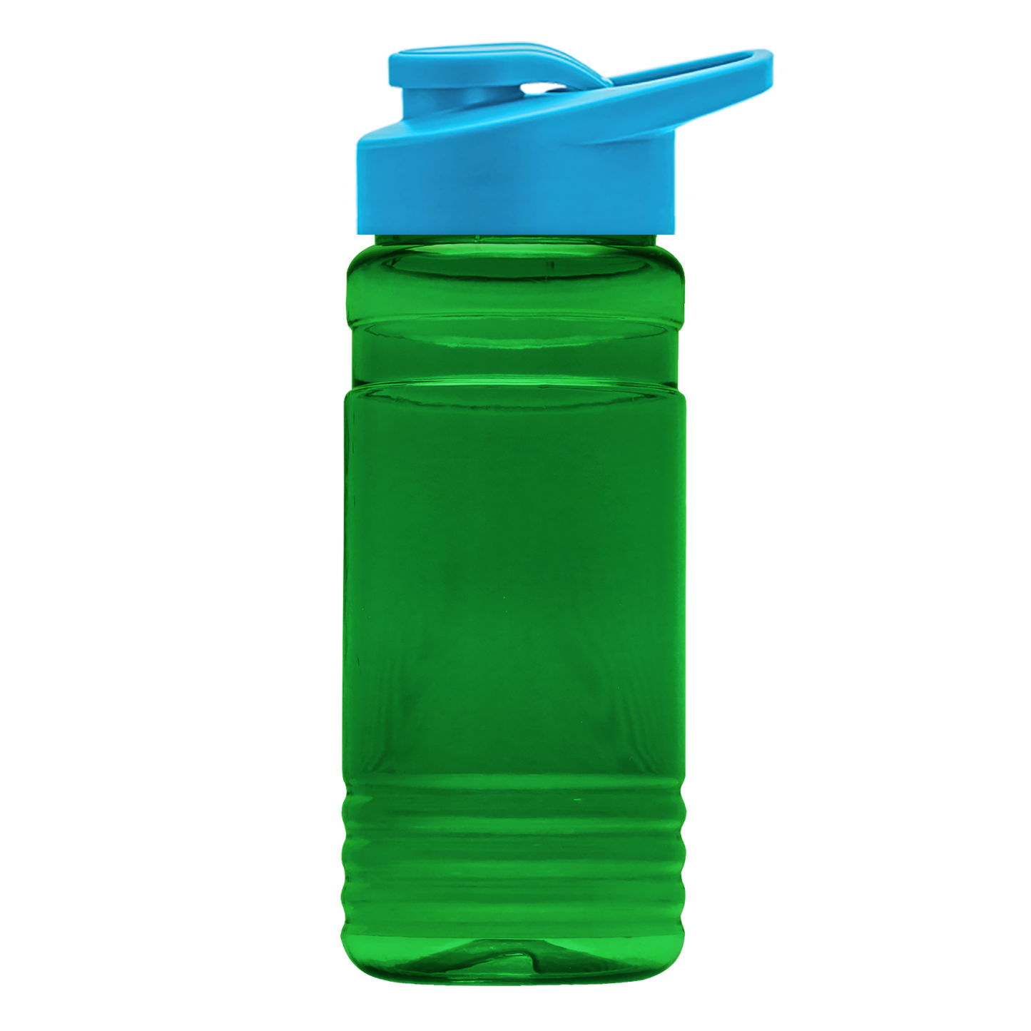 RPET Bottle with Drink-Thru Lid - 20 oz.