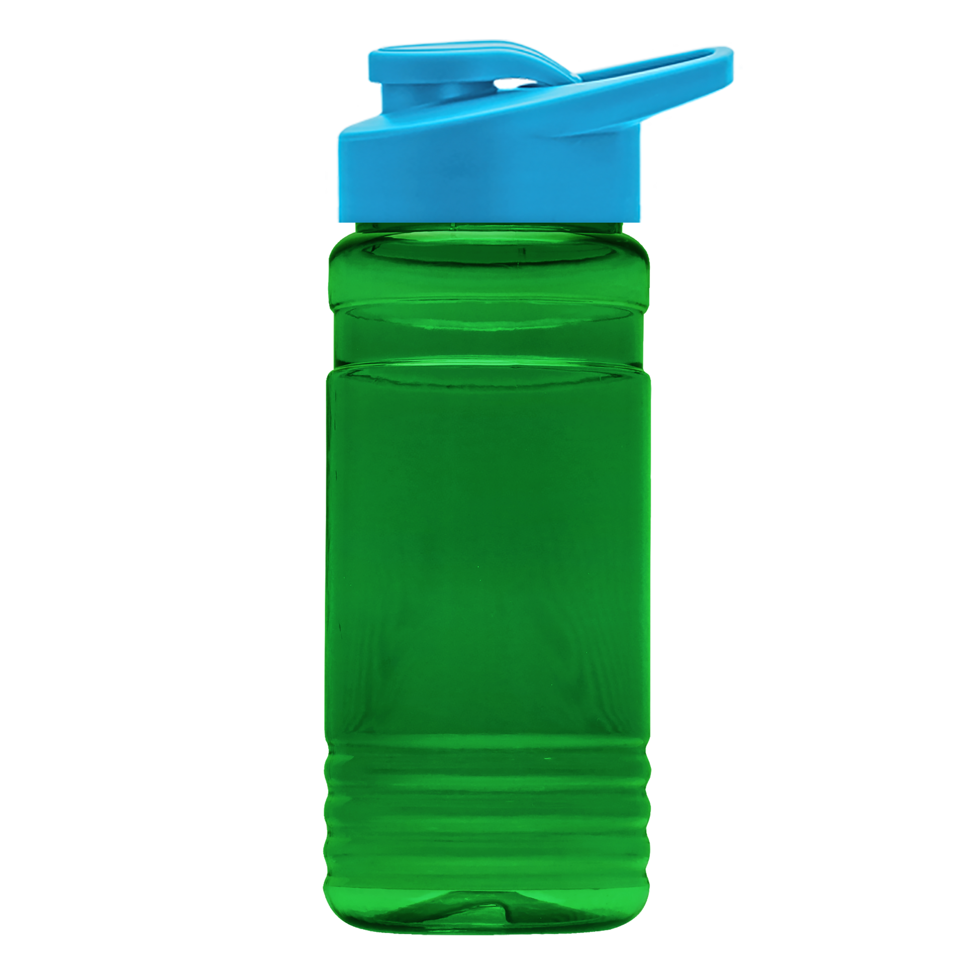 RPET Bottle with Drink-Thru Lid - 20 oz.