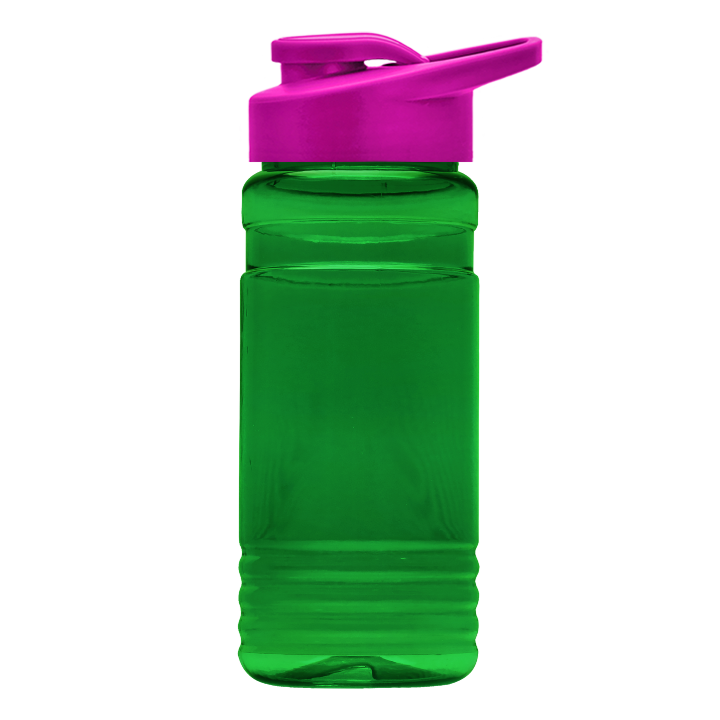 RPET Bottle with Drink-Thru Lid - 20 oz.