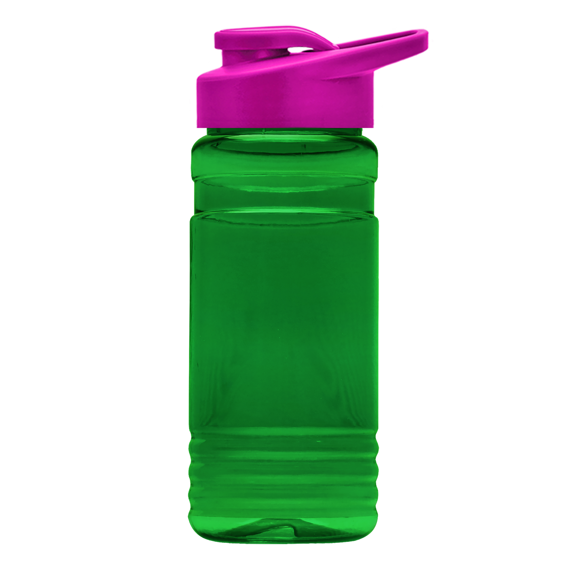 RPET Bottle with Drink-Thru Lid - 20 oz.