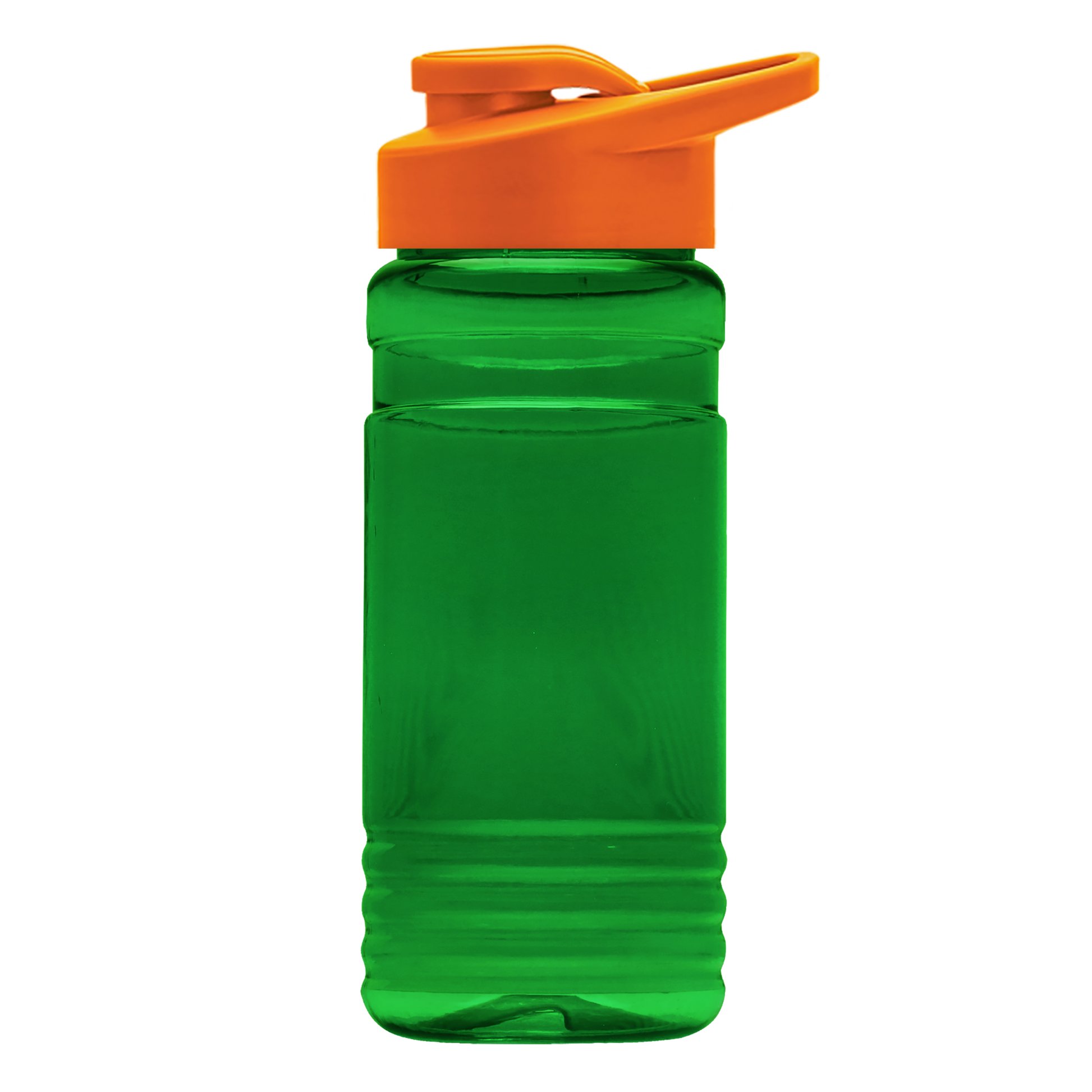 RPET Bottle with Drink-Thru Lid - 20 oz.
