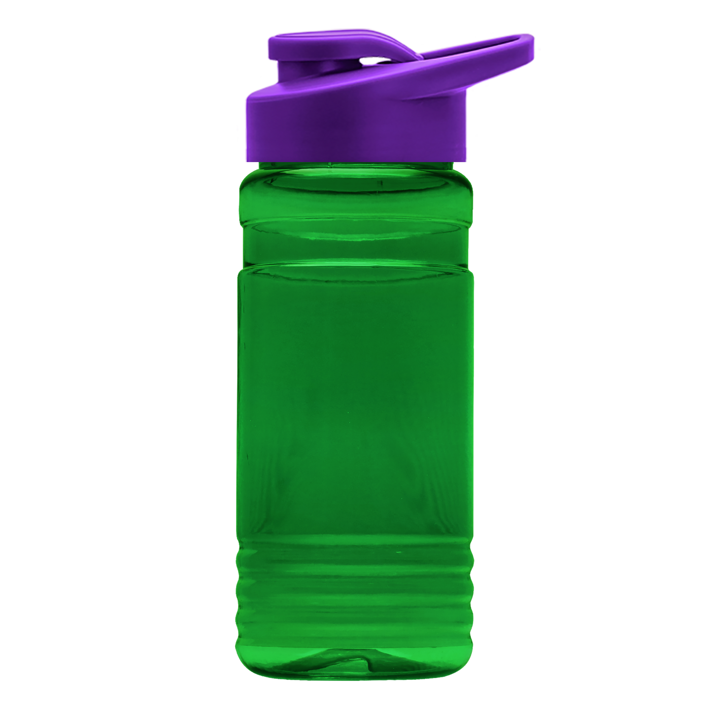 RPET Bottle with Drink-Thru Lid - 20 oz.