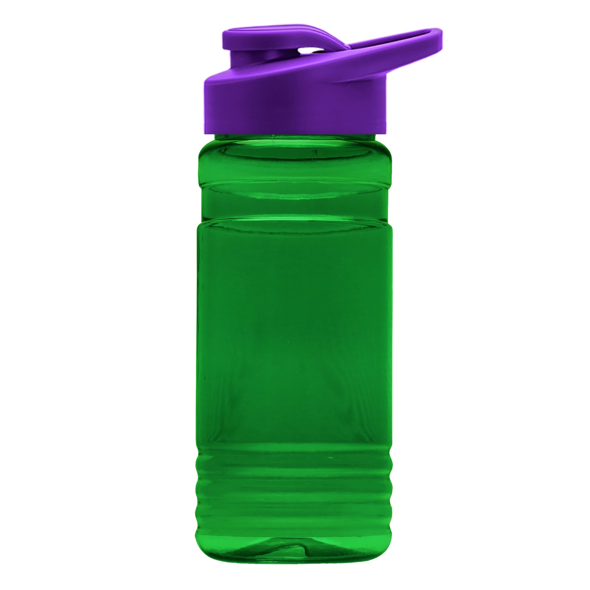 RPET Bottle with Drink-Thru Lid - 20 oz.