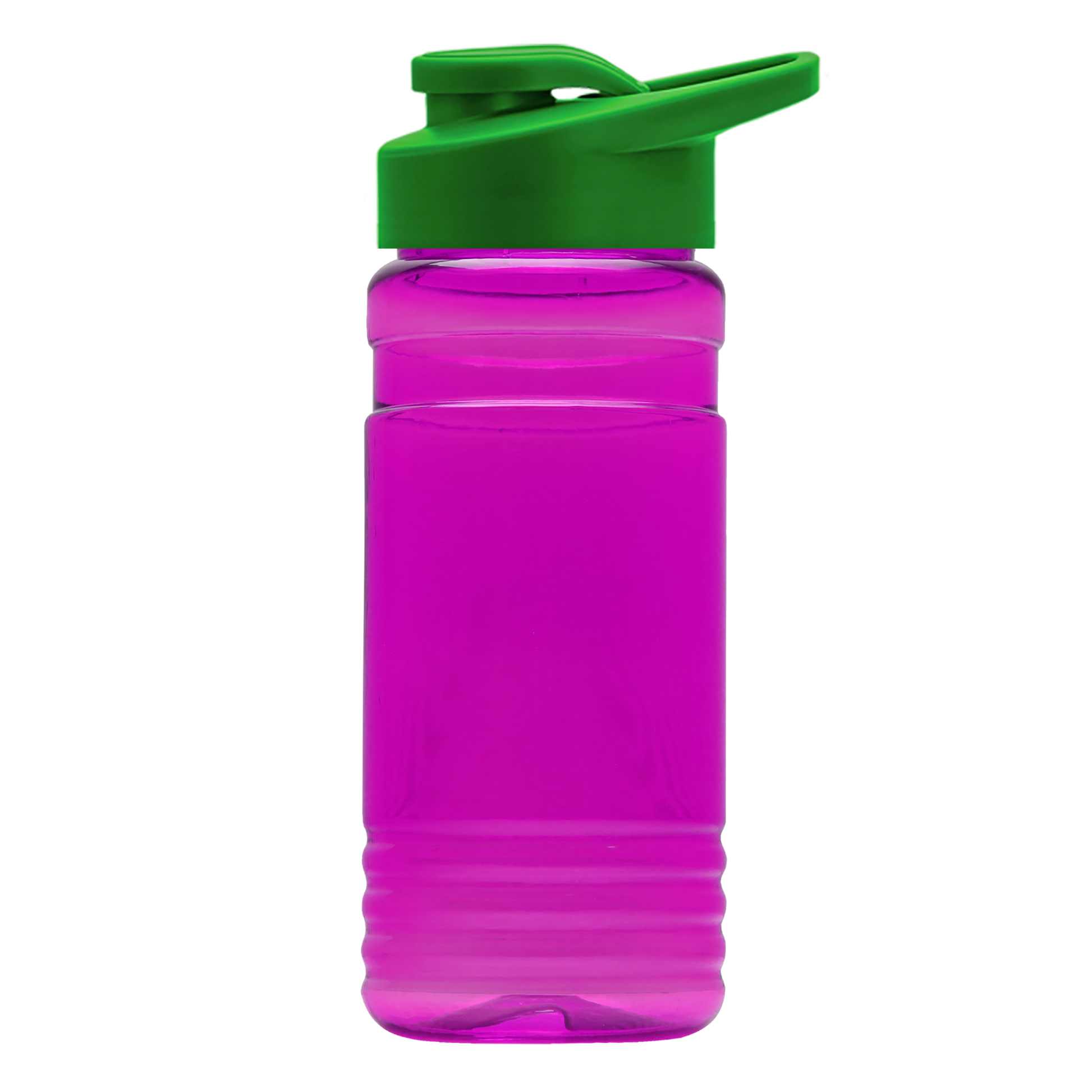 RPET Bottle with Drink-Thru Lid - 20 oz.