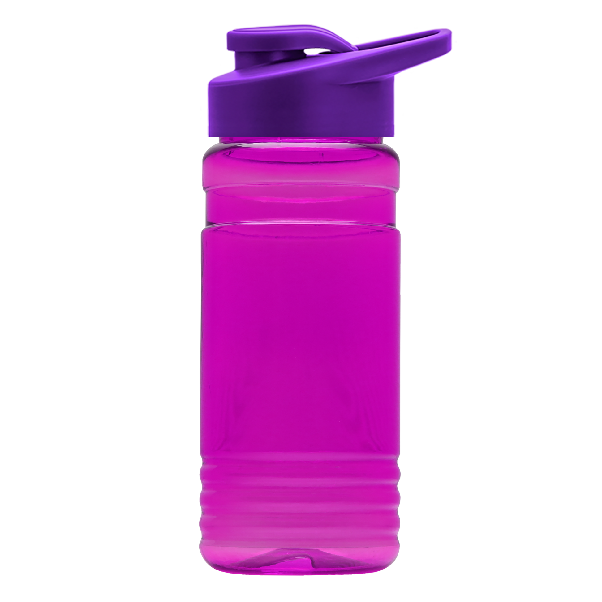 RPET Bottle with Drink-Thru Lid - 20 oz.