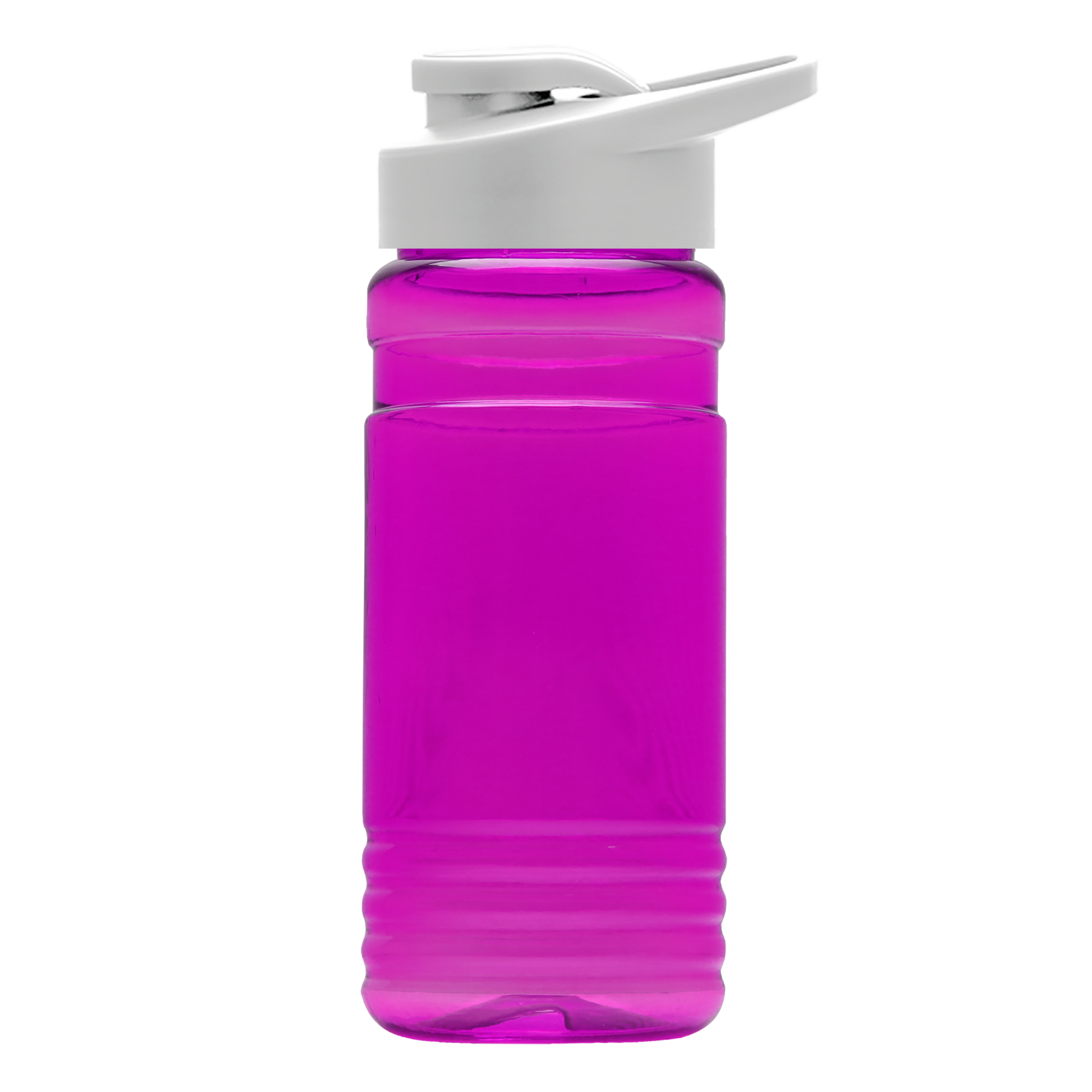 RPET Bottle with Drink-Thru Lid - 20 oz.
