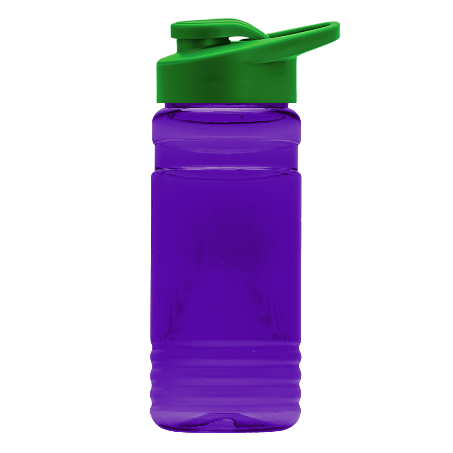 RPET Bottle with Drink-Thru Lid - 20 oz.