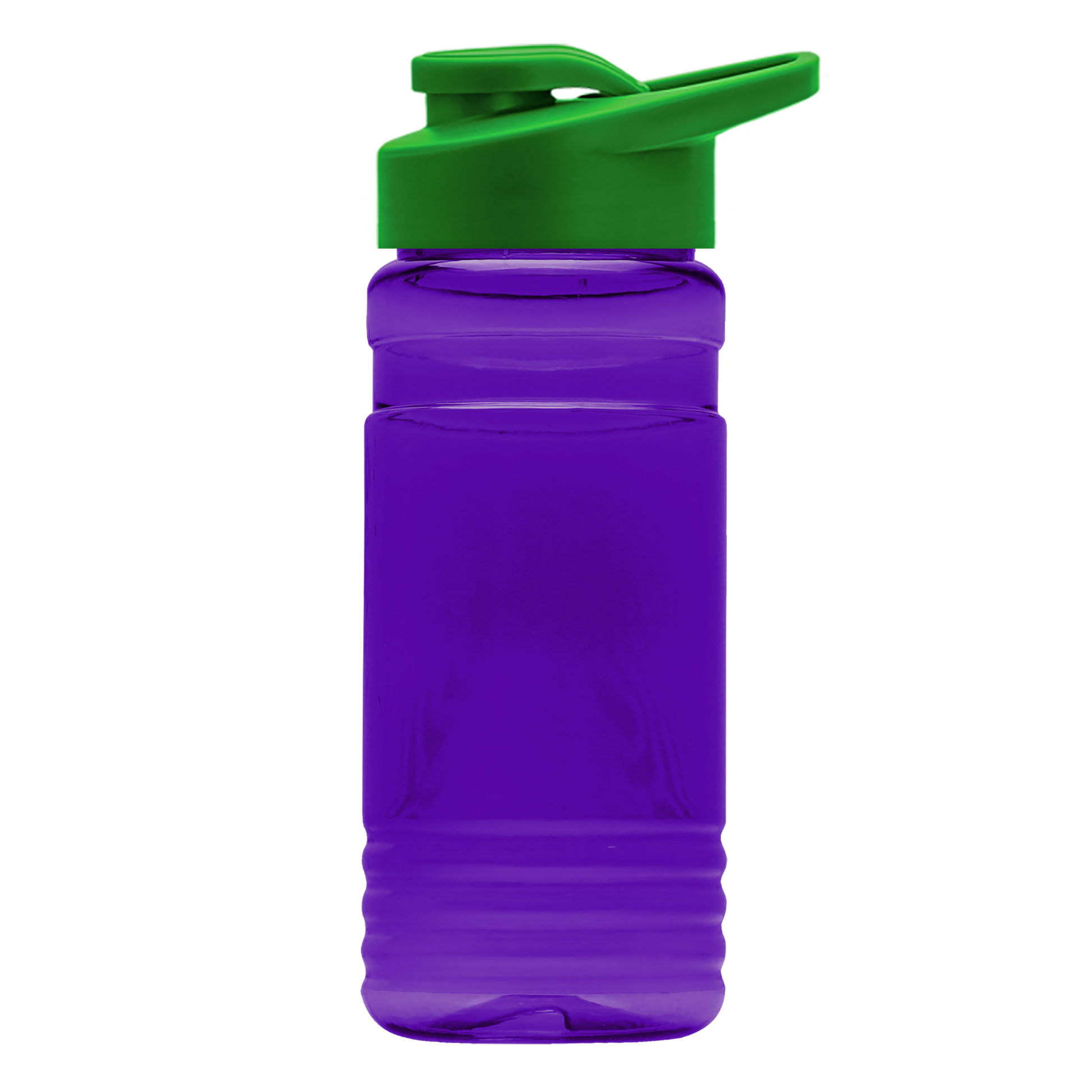 RPET Bottle with Drink-Thru Lid - 20 oz.