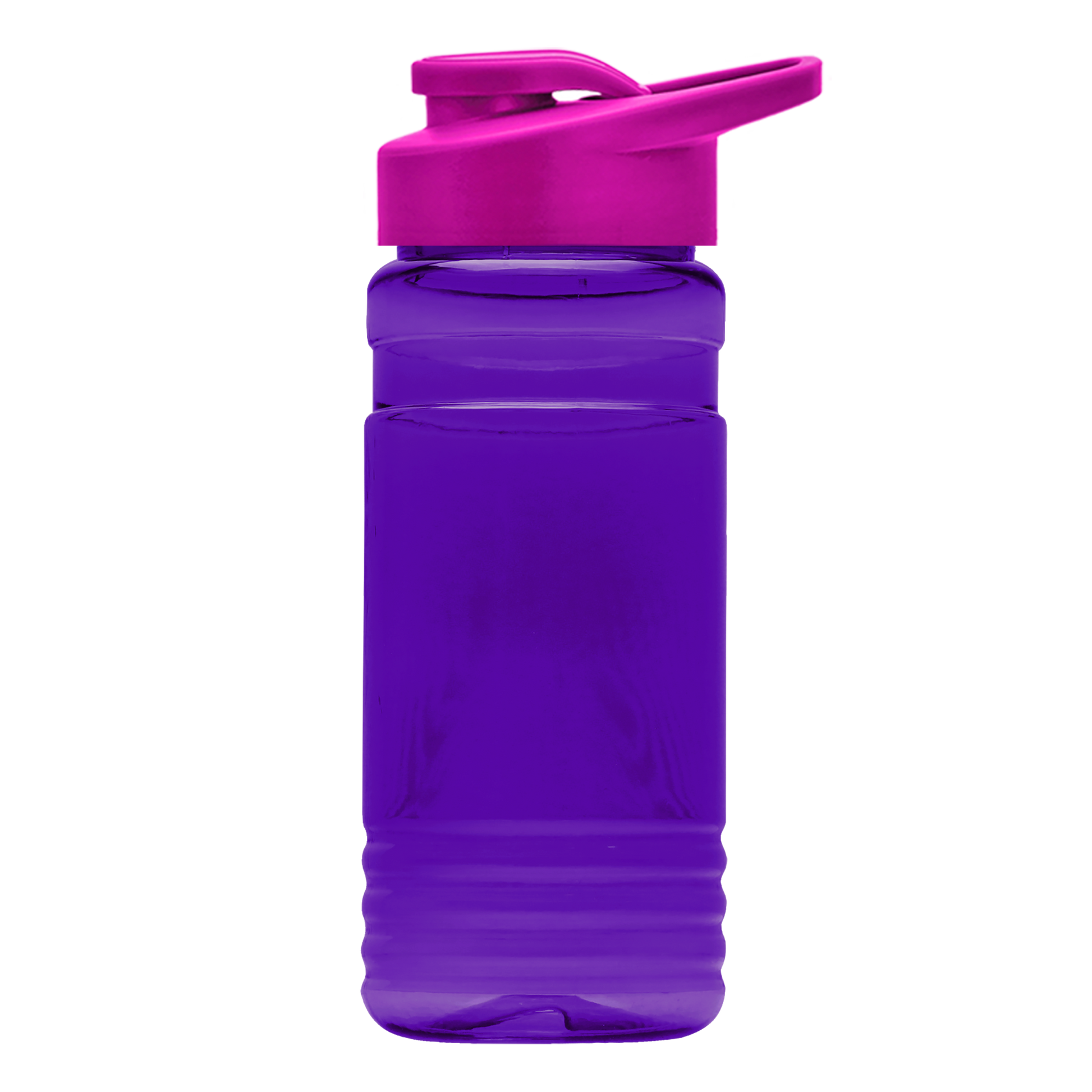 RPET Bottle with Drink-Thru Lid - 20 oz.