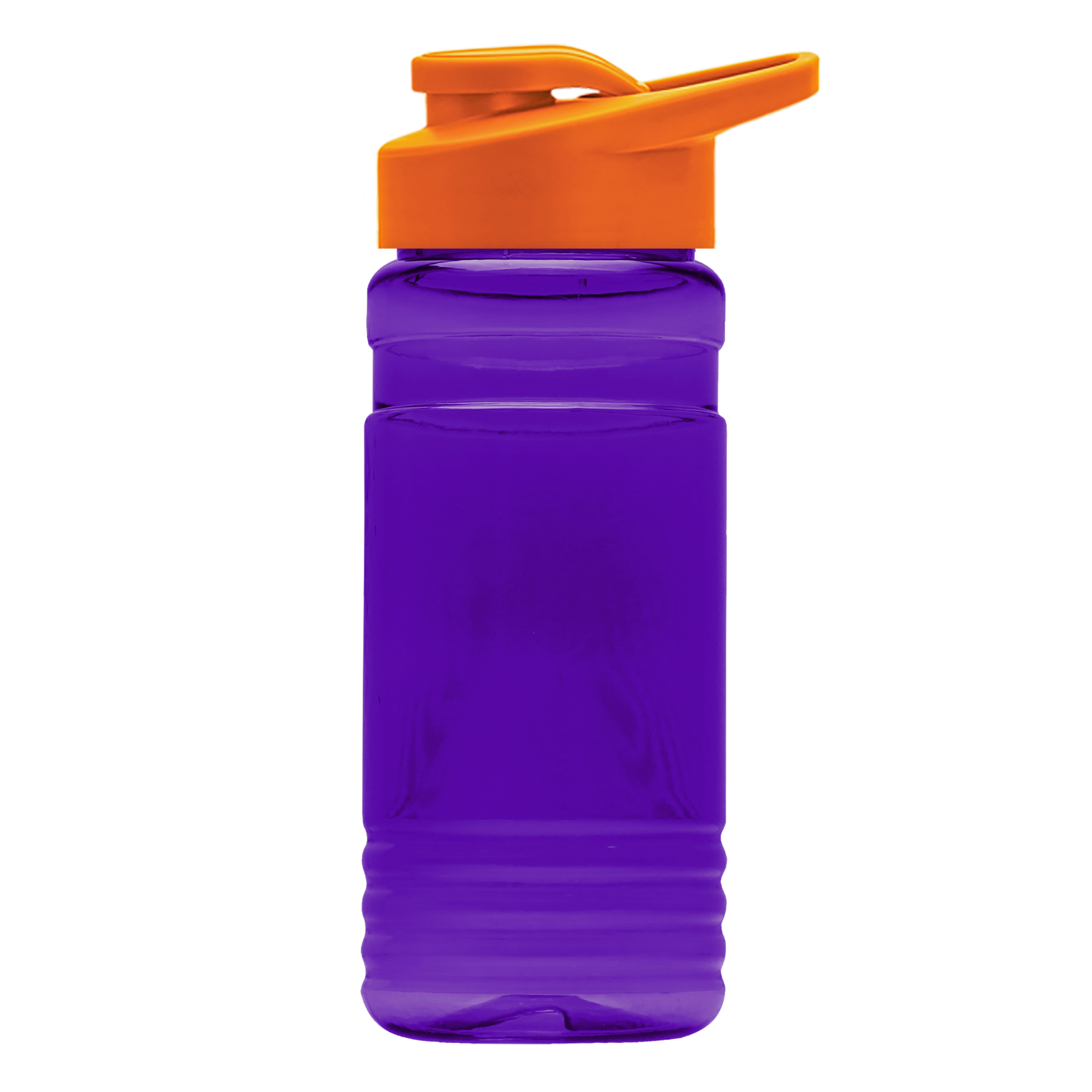 RPET Bottle with Drink-Thru Lid - 20 oz.