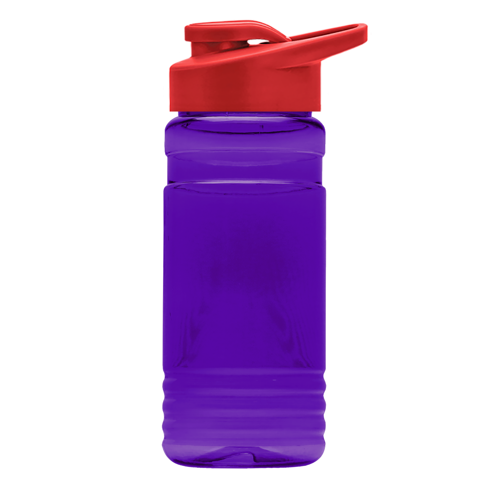 RPET Bottle with Drink-Thru Lid - 20 oz.