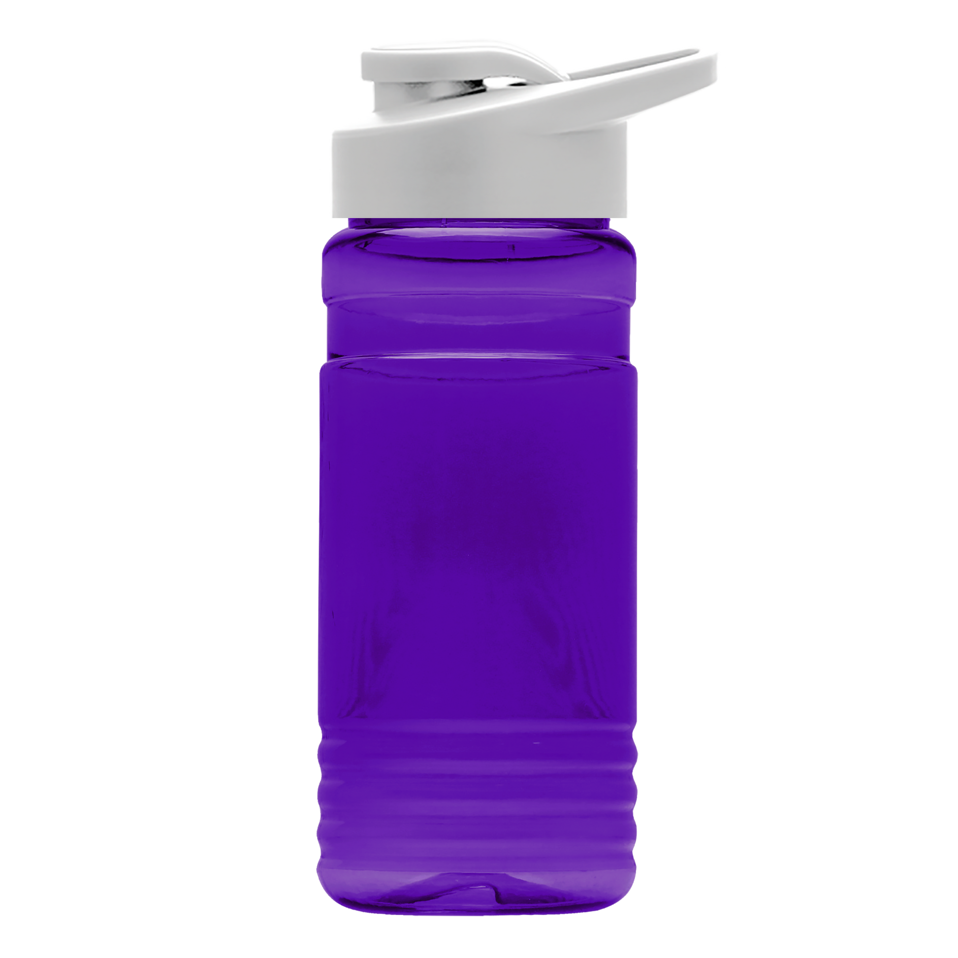 RPET Bottle with Drink-Thru Lid - 20 oz.