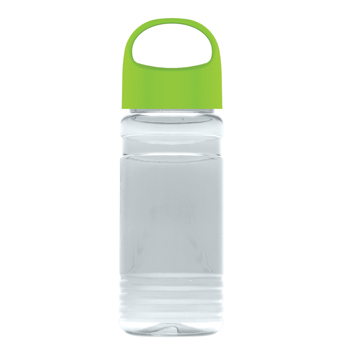 Custom logo RPET Bottle with Oval Crest Lid - 20 oz.