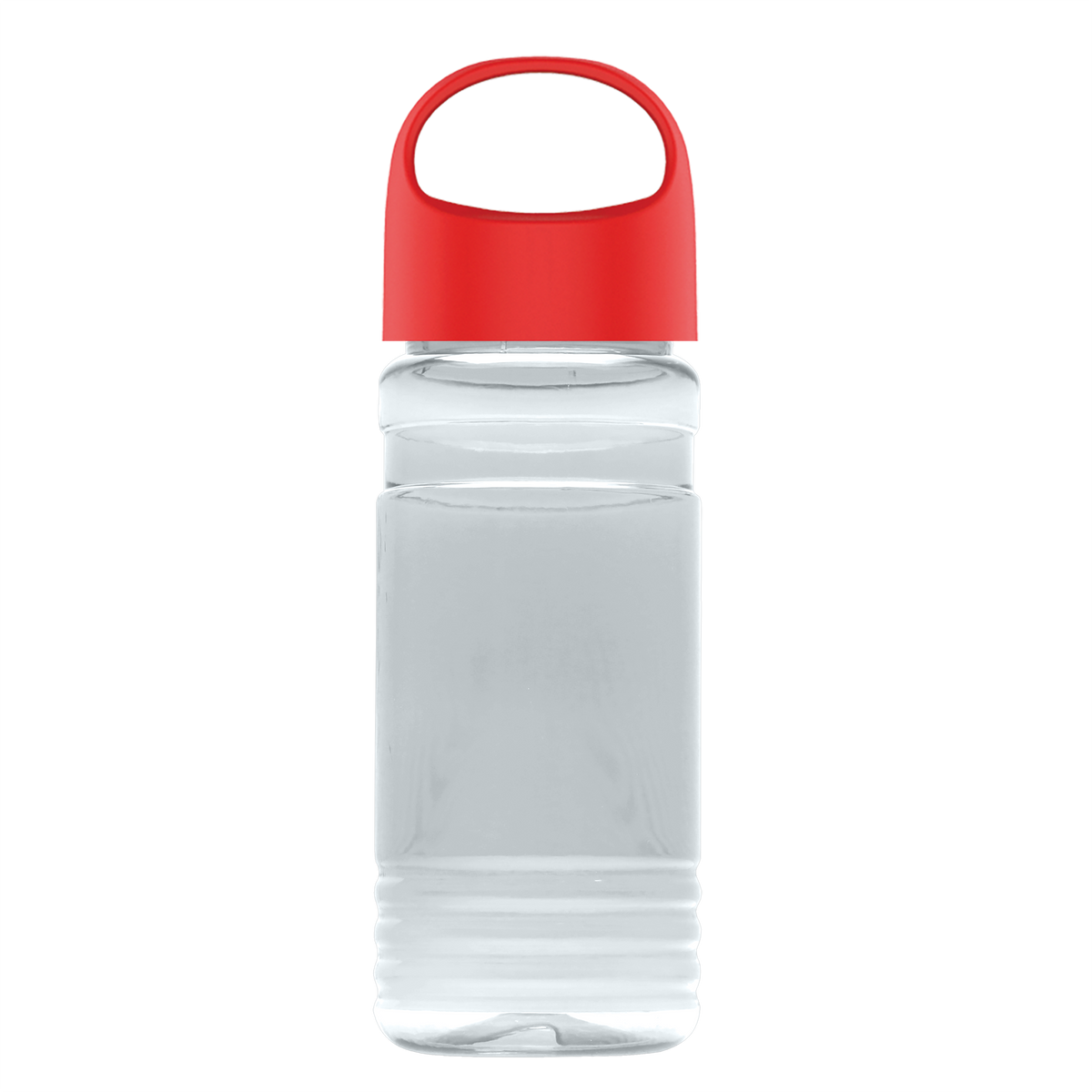 Custom logo RPET Bottle with Oval Crest Lid - 20 oz.