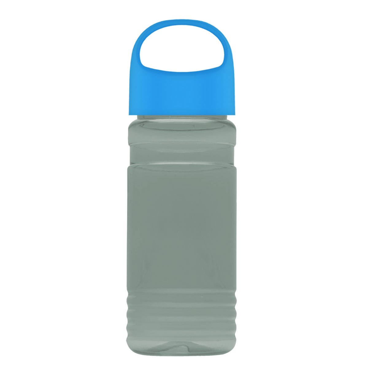 Custom logo RPET Bottle with Oval Crest Lid - 20 oz.