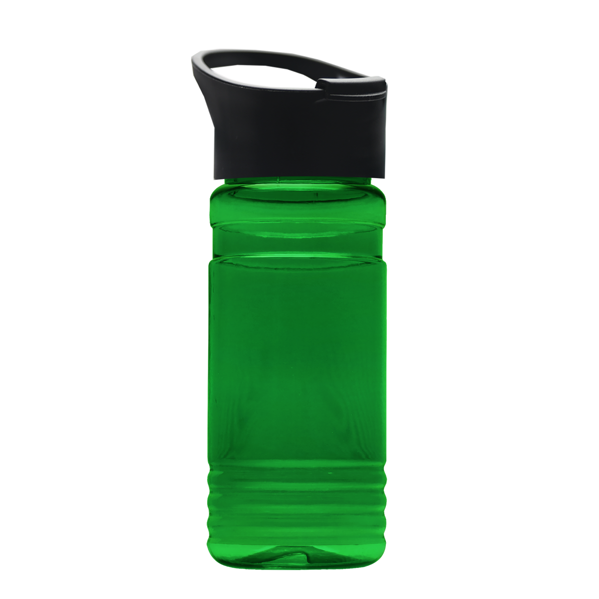Custom logo RPET Bottle with Pop-Up Lid - 20 oz.