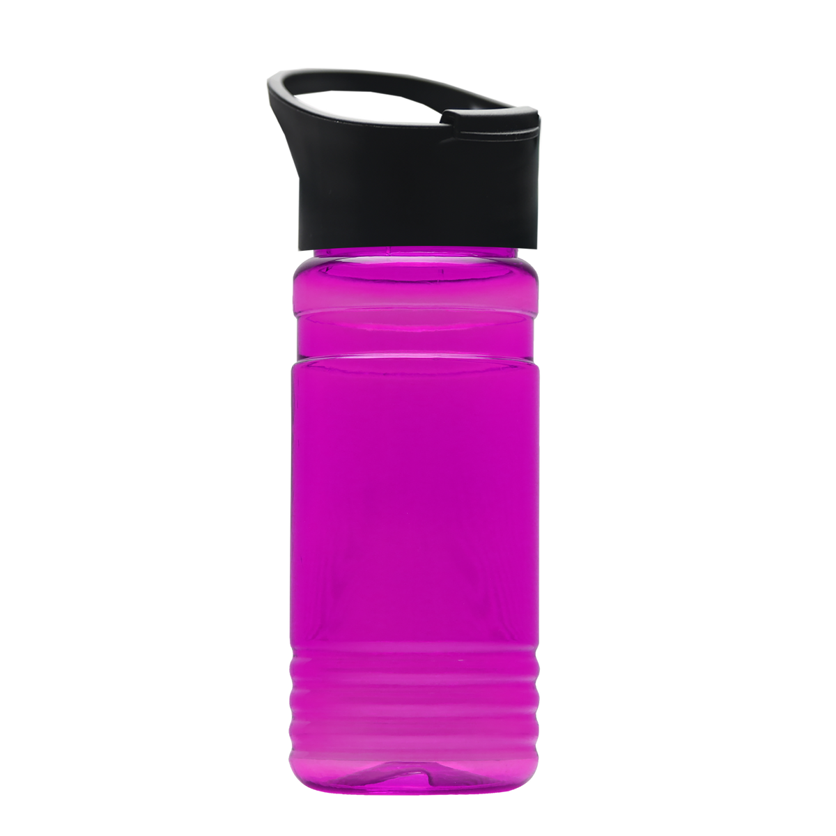 Custom logo RPET Bottle with Pop-Up Lid - 20 oz.