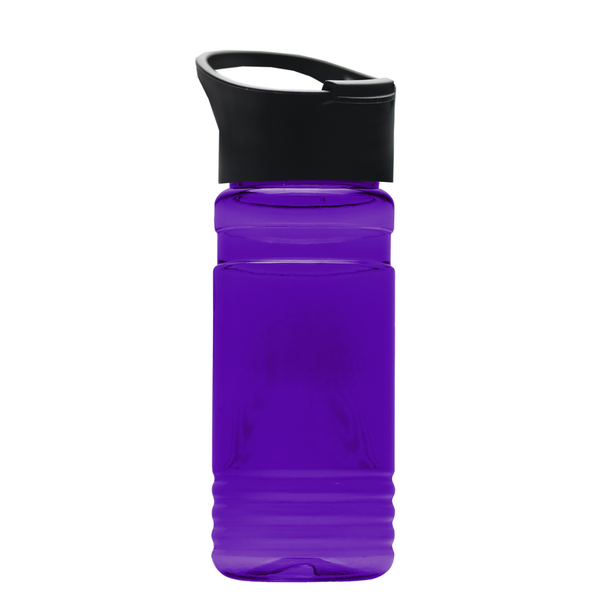 Custom logo RPET Bottle with Pop-Up Lid - 20 oz.