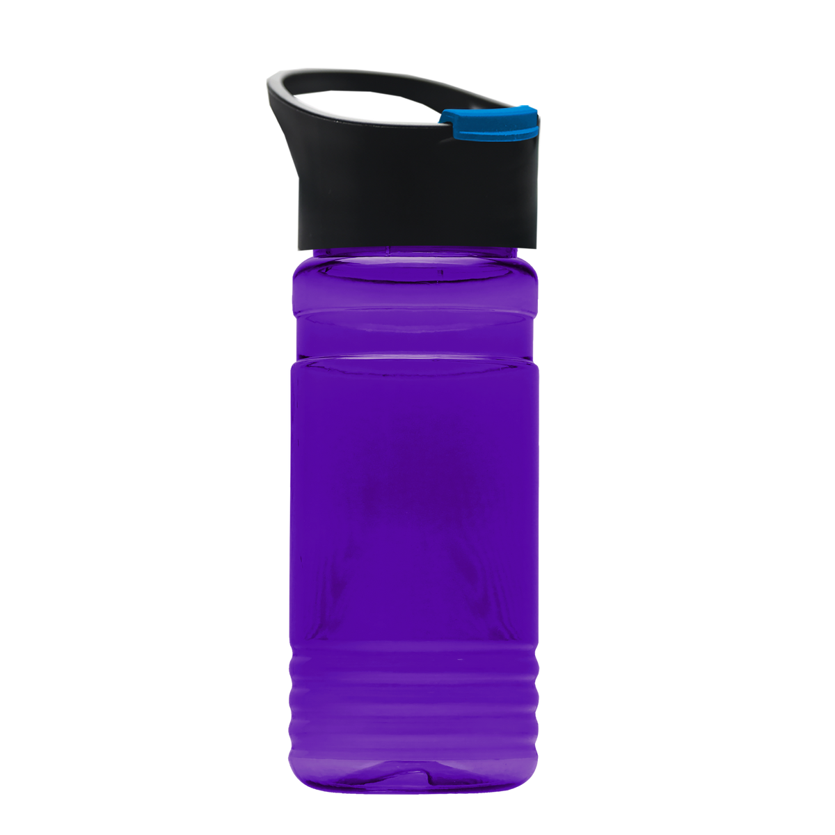 Custom logo RPET Bottle with Pop-Up Lid - 20 oz.
