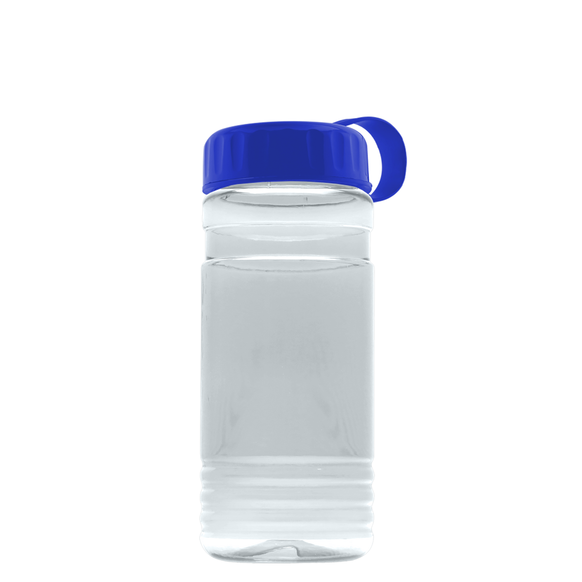 Custom logo RPET Bottle with Tethered Lid - 20 oz.