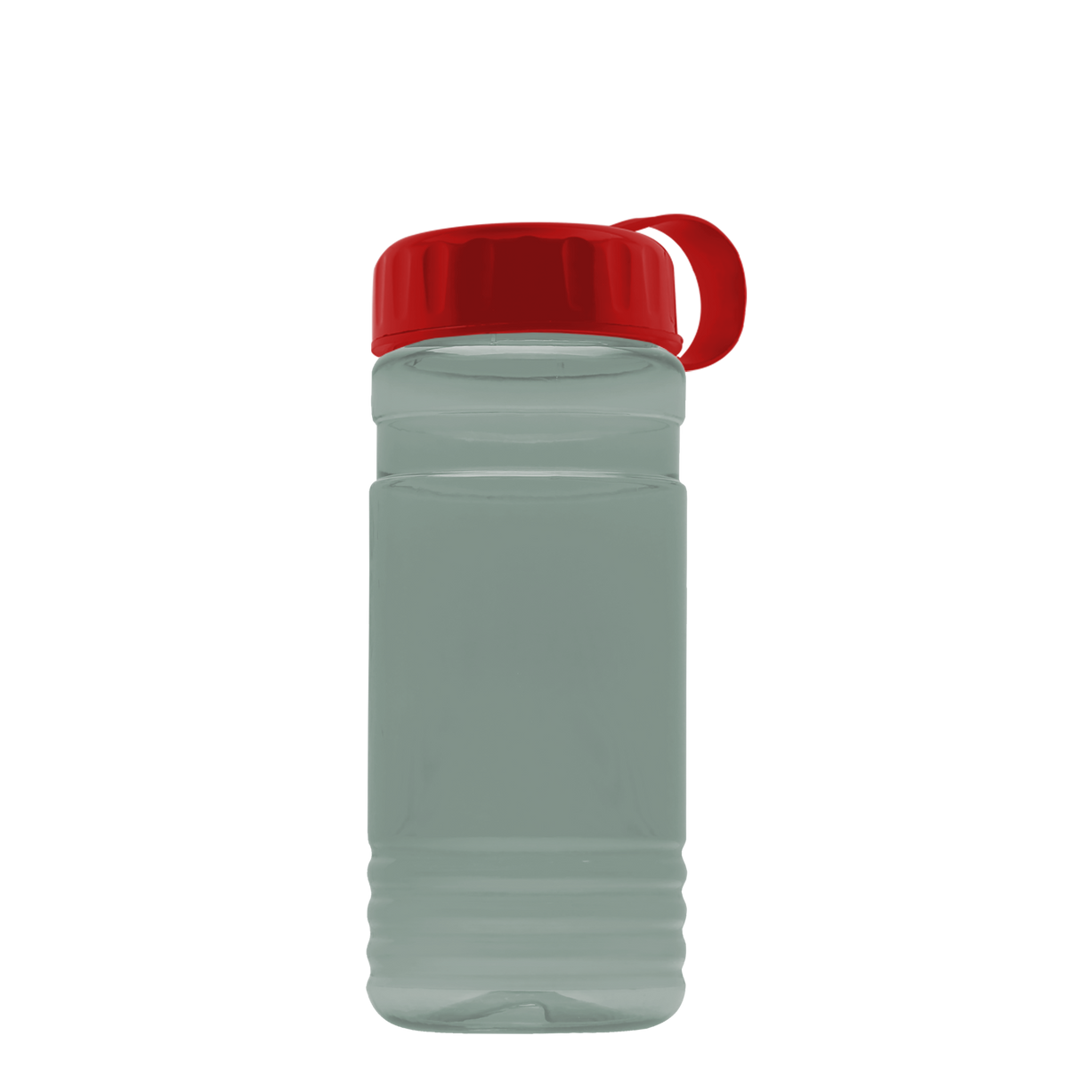 Custom logo RPET Bottle with Tethered Lid - 20 oz.