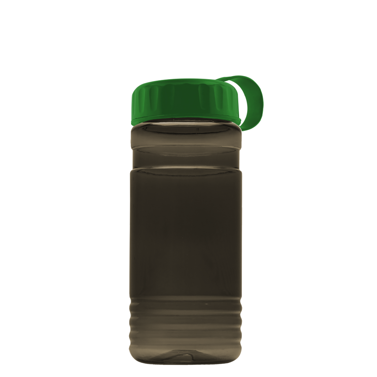 Custom logo RPET Bottle with Tethered Lid - 20 oz.