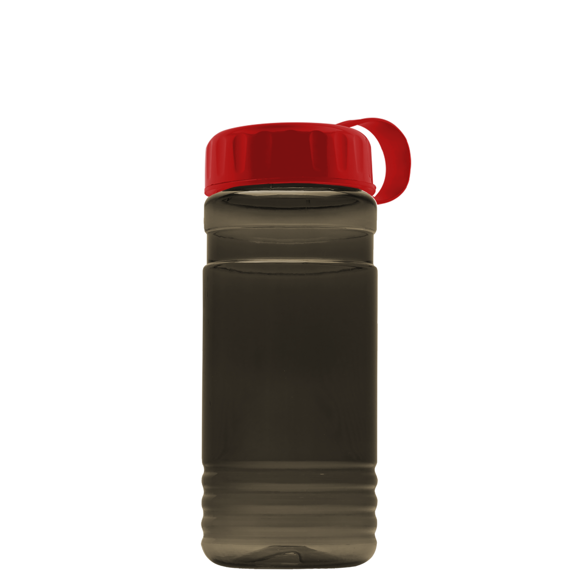 Custom logo RPET Bottle with Tethered Lid - 20 oz.