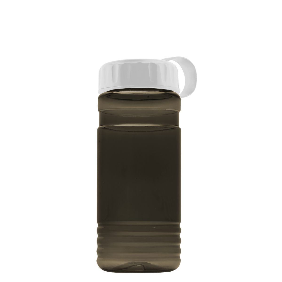 Custom logo RPET Bottle with Tethered Lid - 20 oz.