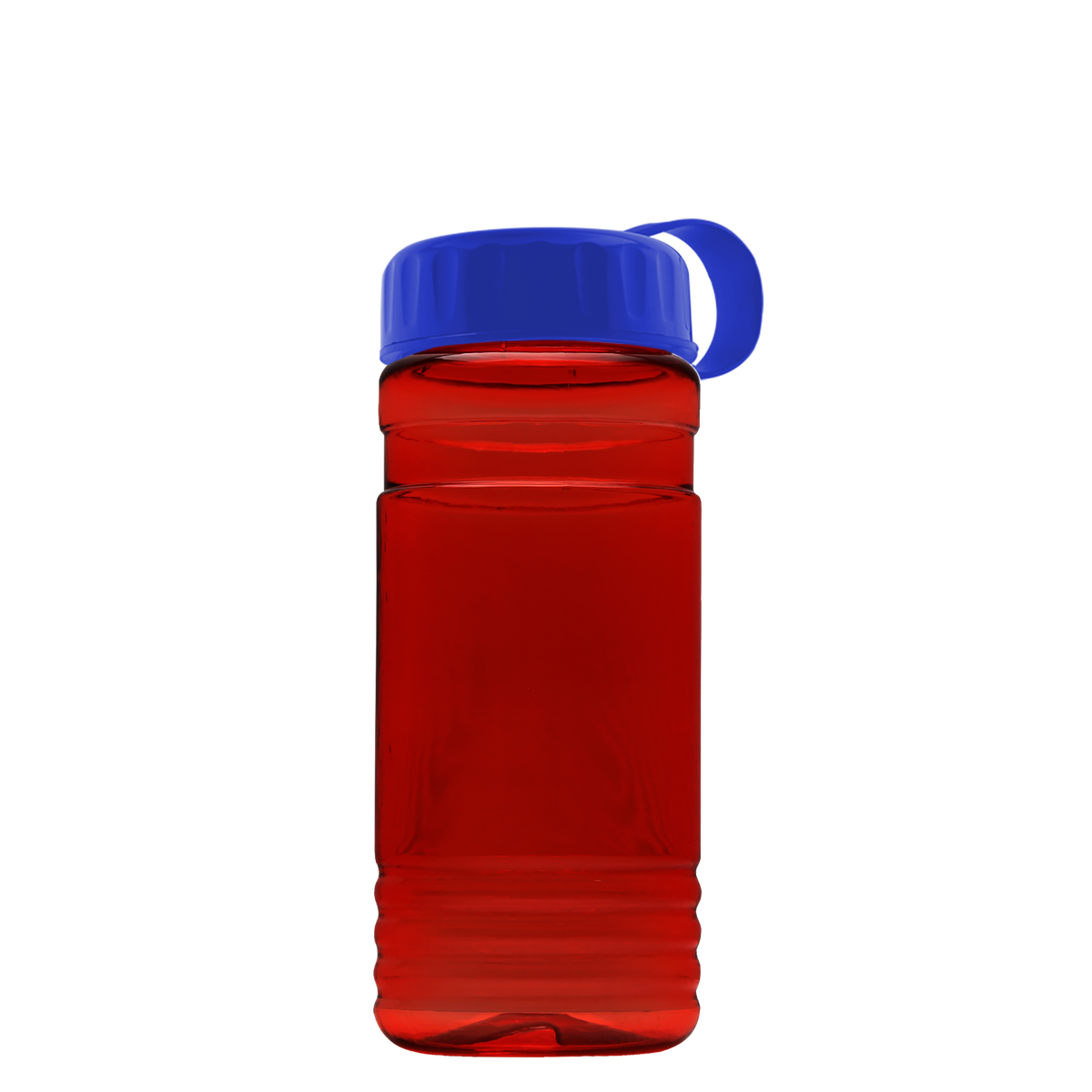 Custom logo RPET Bottle with Tethered Lid - 20 oz.