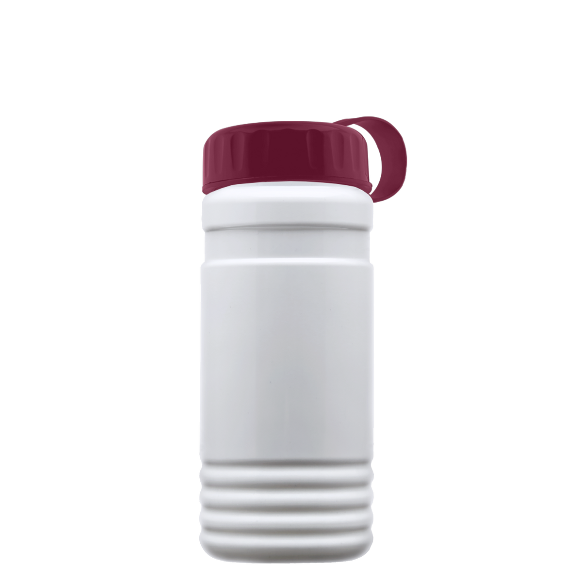 Custom logo RPET Bottle with Tethered Lid - 20 oz.