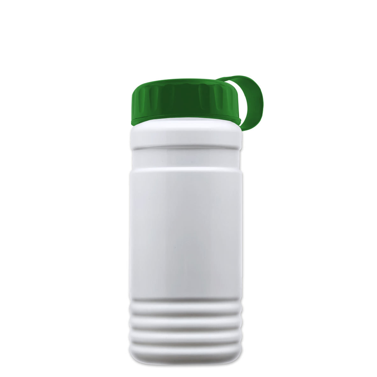 Custom logo RPET Bottle with Tethered Lid - 20 oz.
