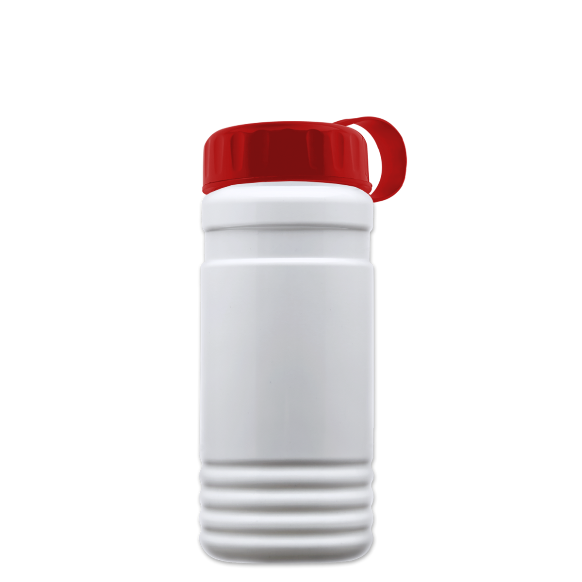 Custom logo RPET Bottle with Tethered Lid - 20 oz.