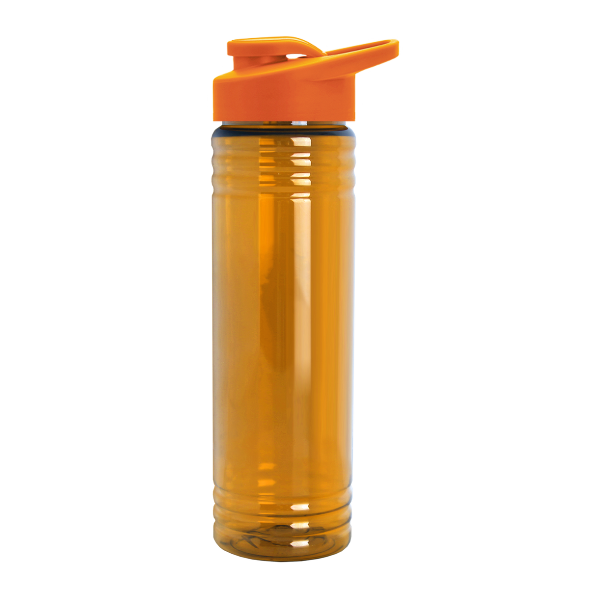 Custom logo Slim Fit RPET Bottle with Drink-Thru Lid - 24 oz.