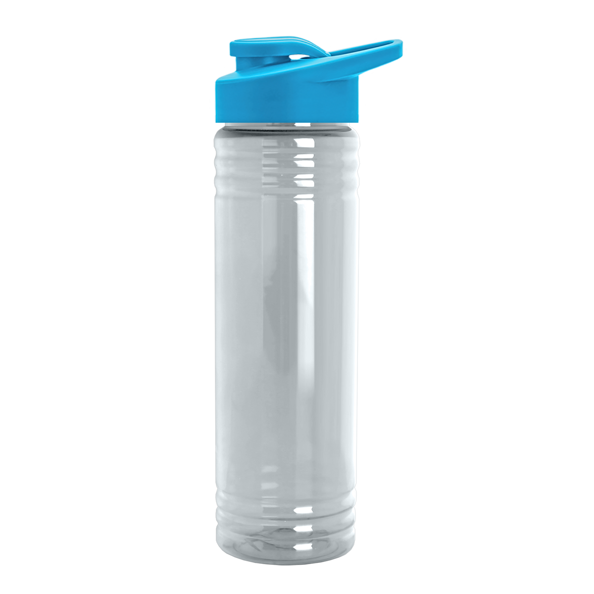Custom logo Slim Fit RPET Bottle with Drink-Thru Lid - 24 oz.