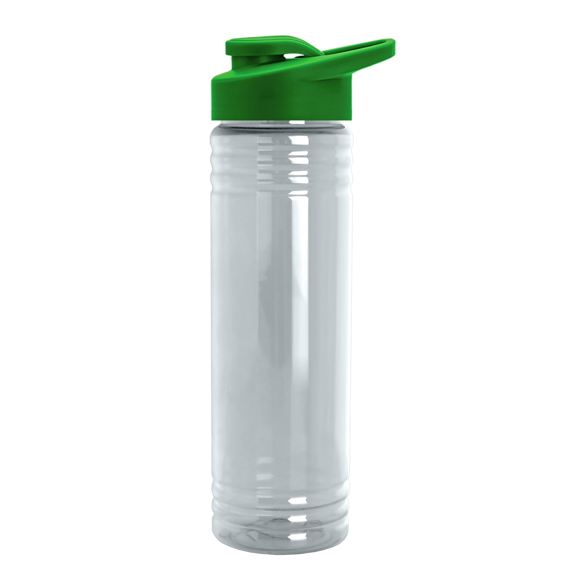 Custom logo Slim Fit RPET Bottle with Drink-Thru Lid - 24 oz.