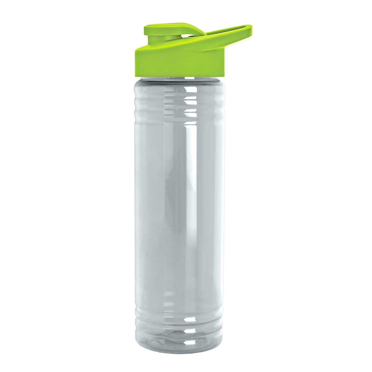 Custom logo Slim Fit RPET Bottle with Drink-Thru Lid - 24 oz.