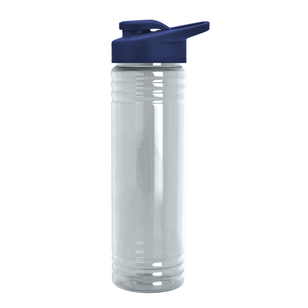 Custom logo Slim Fit RPET Bottle with Drink-Thru Lid - 24 oz.