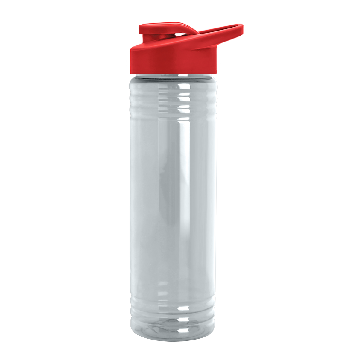 Custom logo Slim Fit RPET Bottle with Drink-Thru Lid - 24 oz.