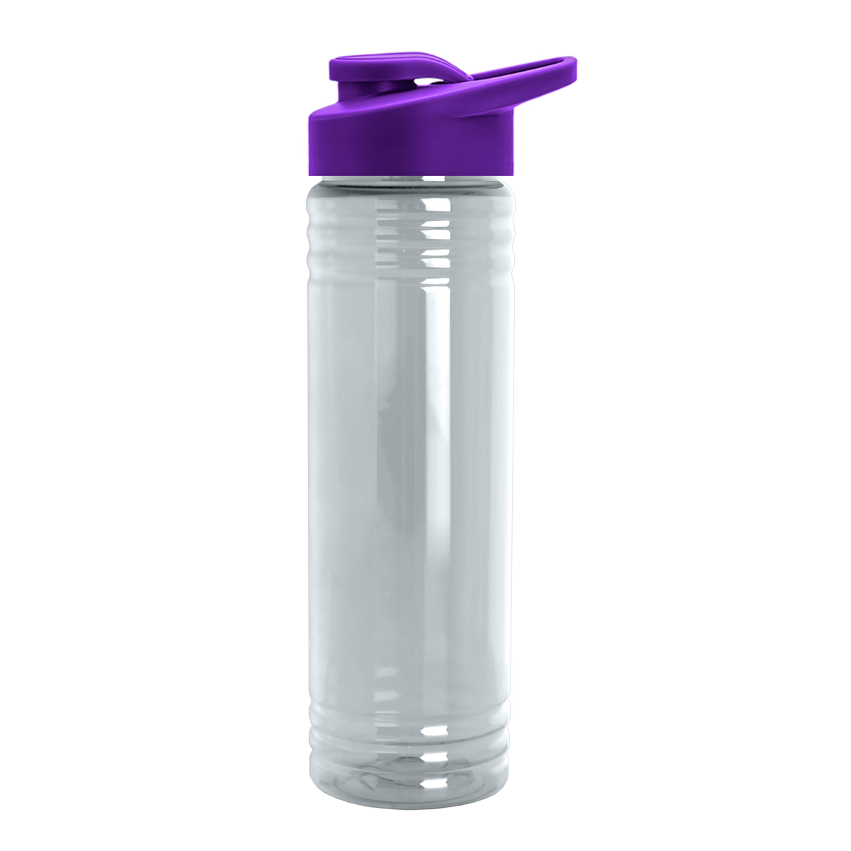 Custom logo Slim Fit RPET Bottle with Drink-Thru Lid - 24 oz.